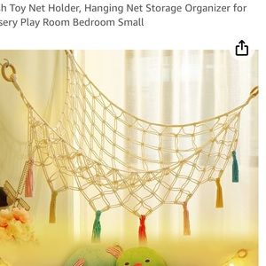 Macrame Toy Hammock